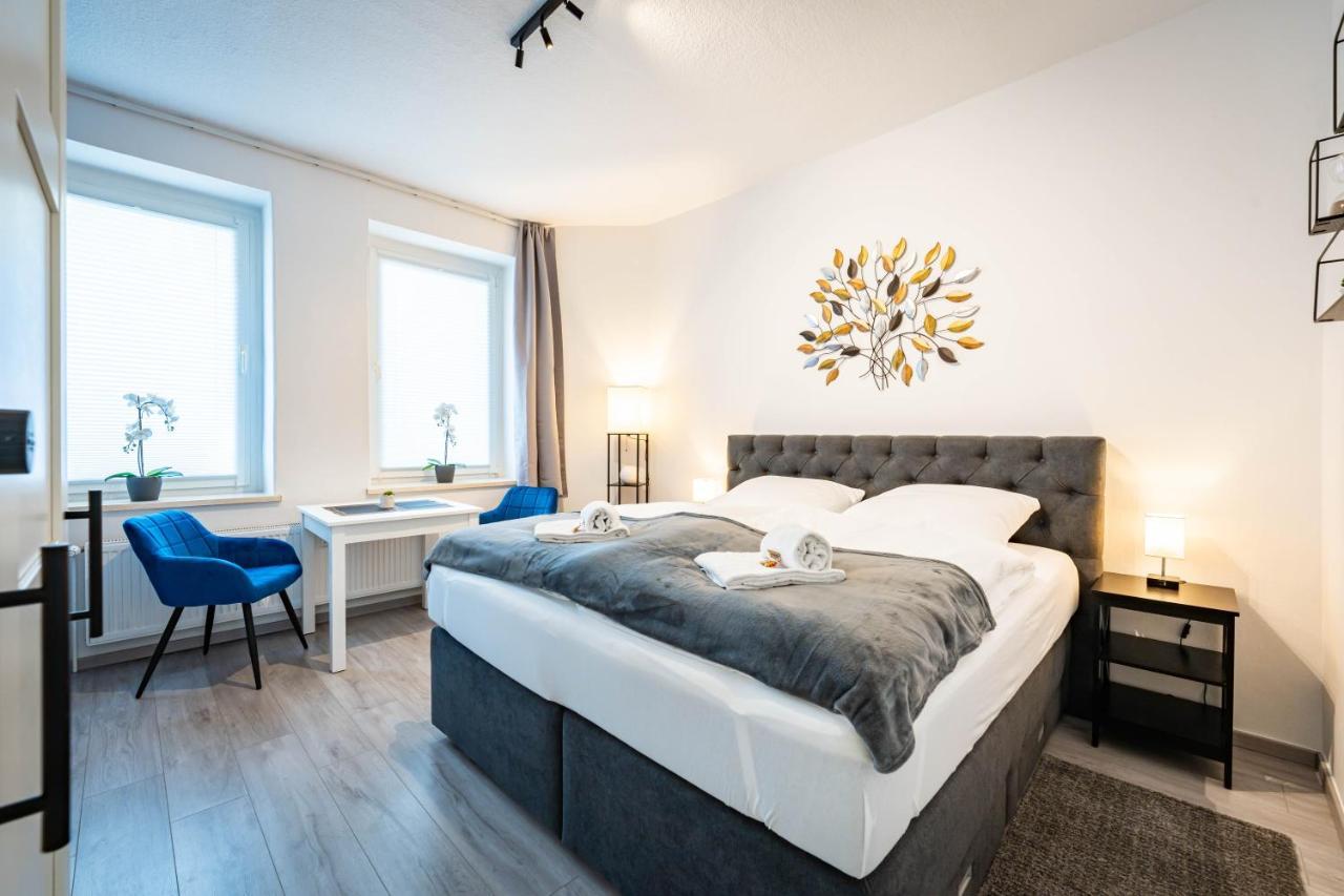 Apartmento Blue Magdeburg - Zentral - Wifi - Netflix エクステリア 写真