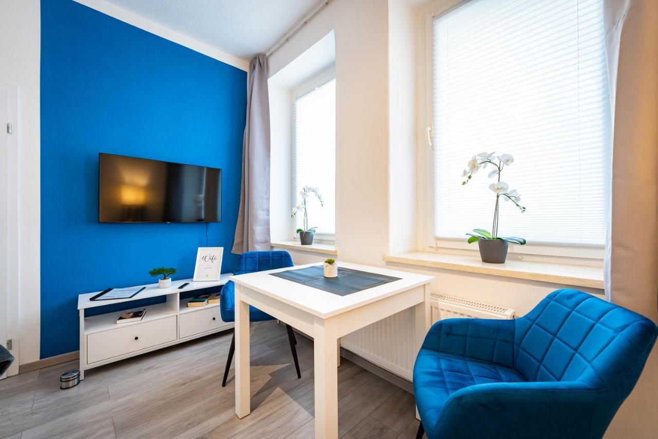 Apartmento Blue Magdeburg - Zentral - Wifi - Netflix エクステリア 写真