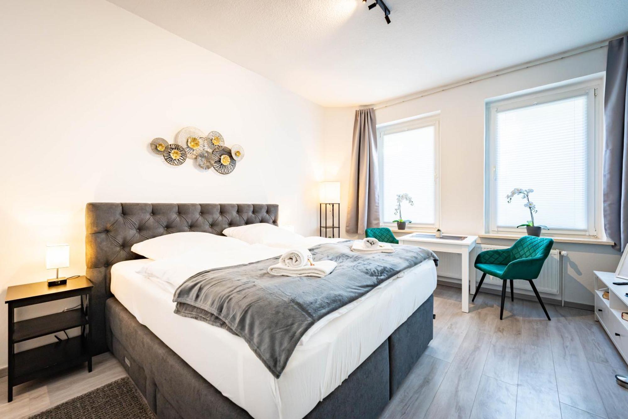 Apartmento Blue Magdeburg - Zentral - Wifi - Netflix エクステリア 写真