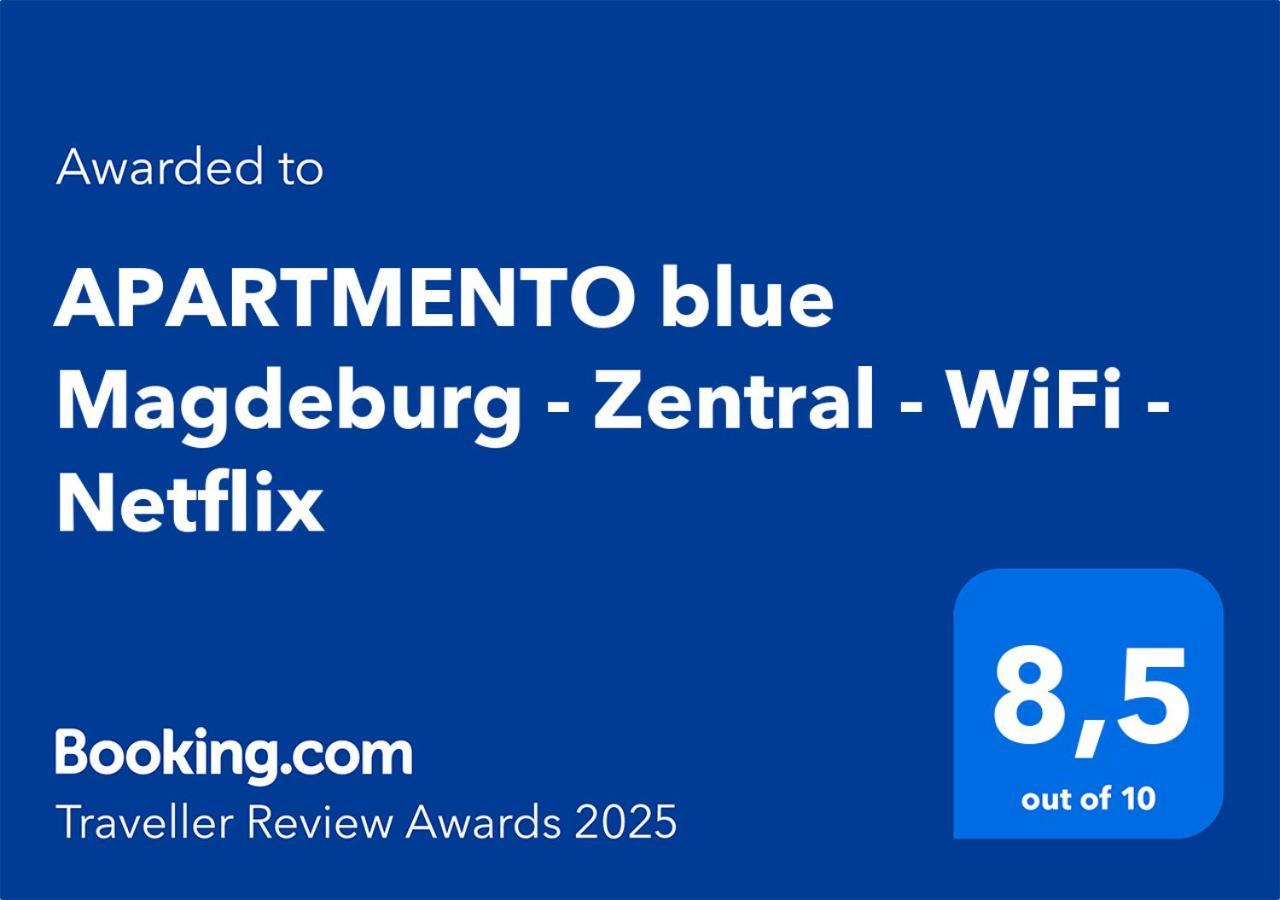 Apartmento Blue Magdeburg - Zentral - Wifi - Netflix エクステリア 写真